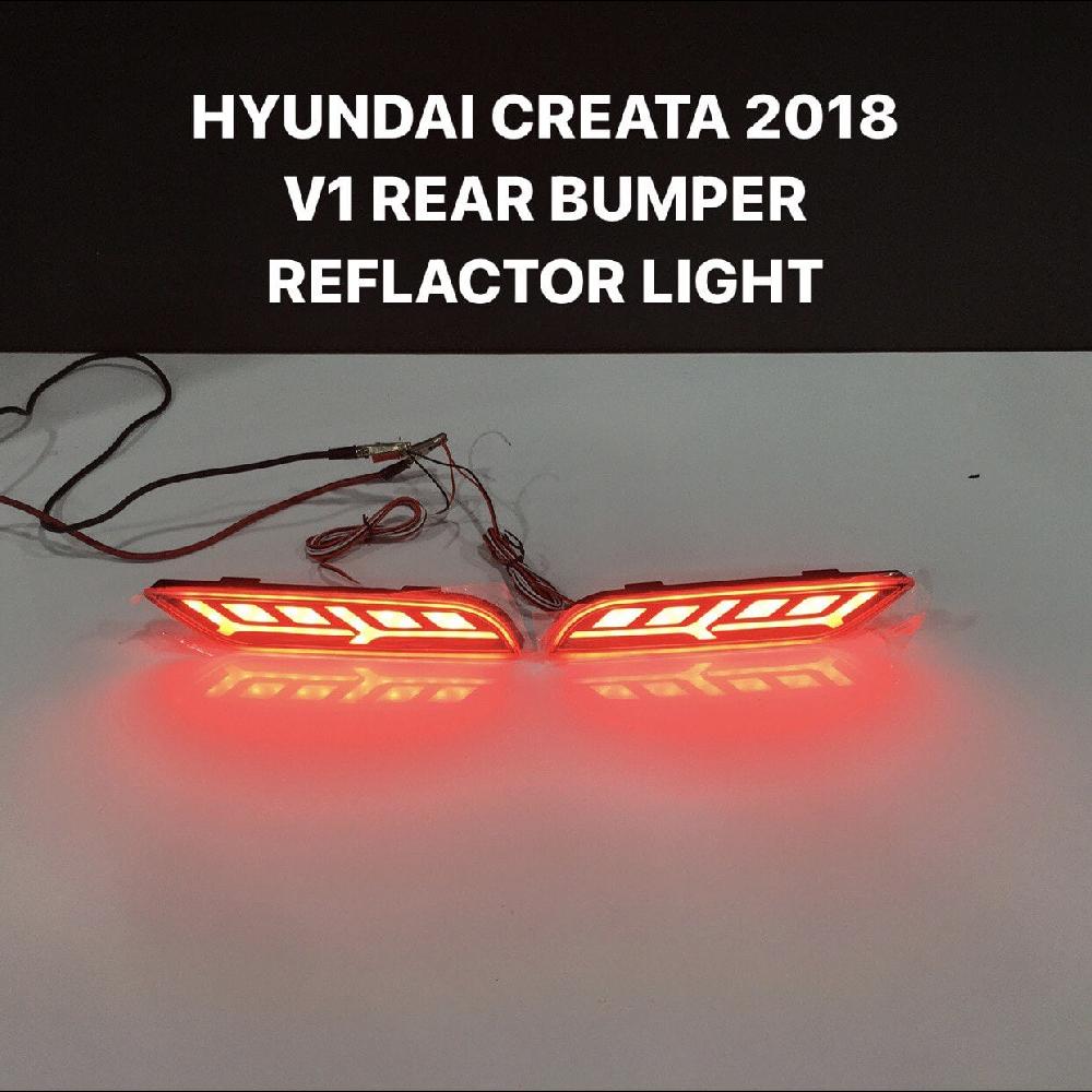 Hyundai Creta 2018 V1 Rear Bumper Led Reflector Light