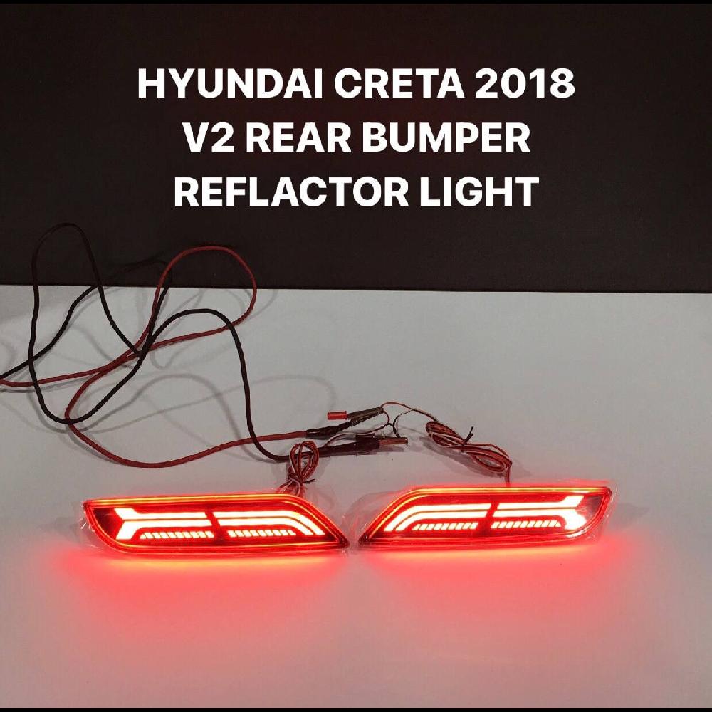 Hyundai Creta 2018 V2 Rear Bumper Led Reflector Light