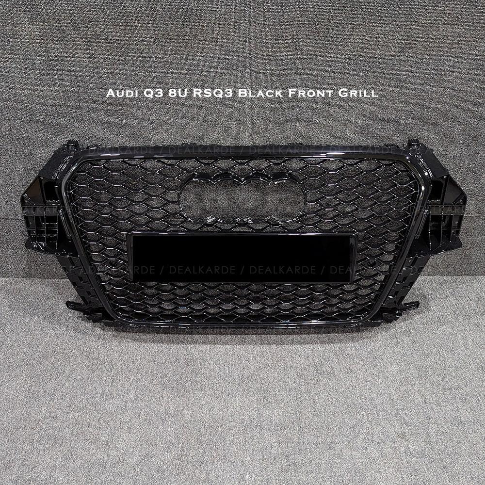 RSQ3 Black Front Grill Compatible For Audi Q3 8U 