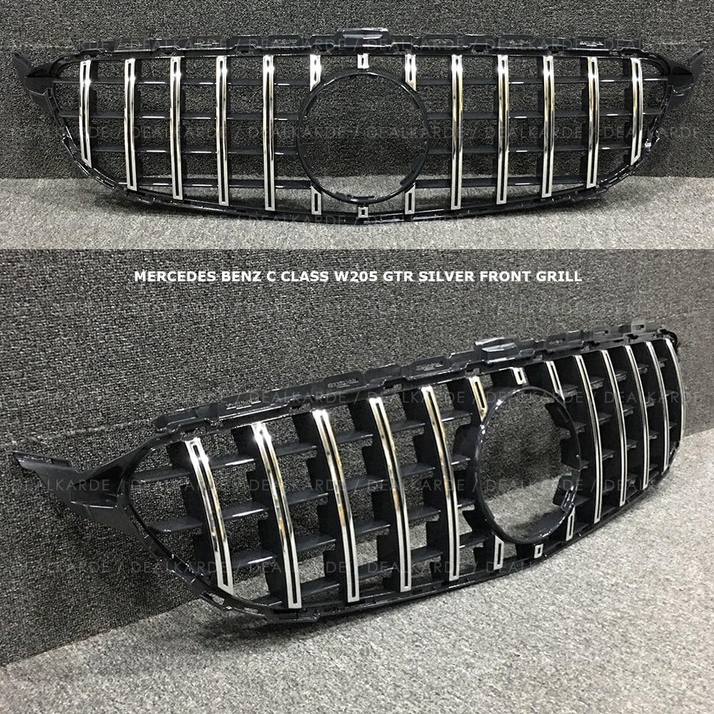 gtr-silver-front-grill-compatible-for-mercedes-benz-c-class-w205-ga0157