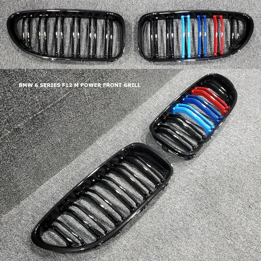  M Power Dual Bar Front Grill Compatible For BMW 6 Series F12