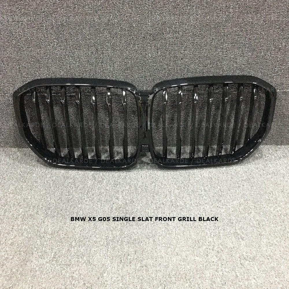 Single Slat Single Bar Glossy Black Front Grill Suitable For BMW X5 G05