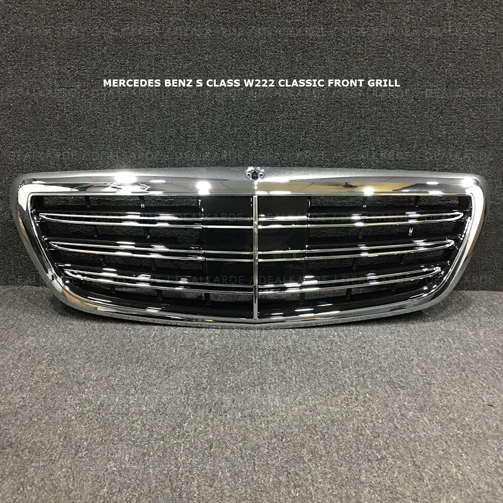  Classic Front Grill Compatible For Mercedes Benz S Class W222