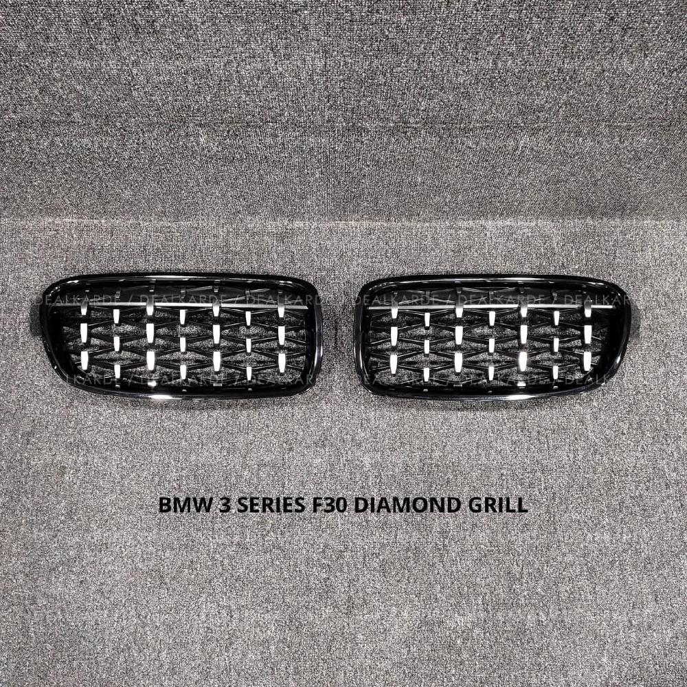  Diamond Silver Front Grill Suitable For BMW 3 Series F30