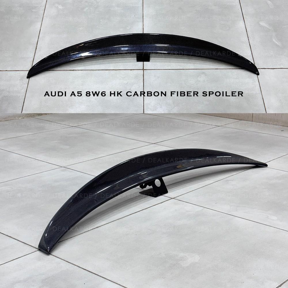  HK Carbon Fiber Spoiler Compatible For Audi A5 8W6