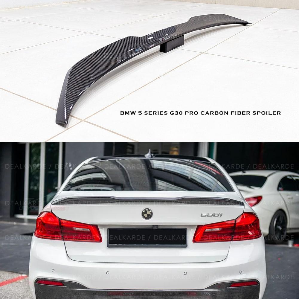 Pro Carbon Fiber Lip Spoiler Suitable For BMW 5 Series G30 LCI / Pre LCI