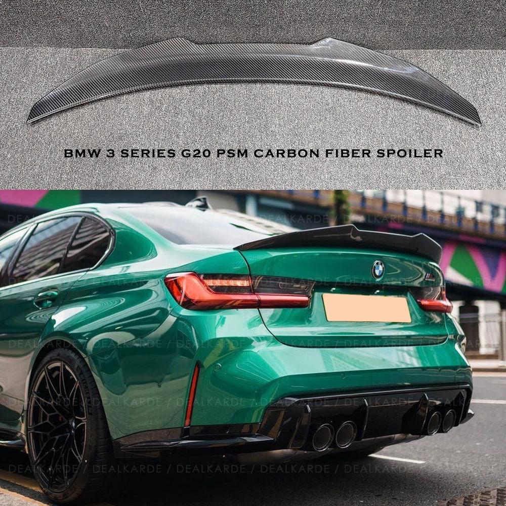  PSM Carbon Fiber Spoiler Compatible For BMW 3 Series G20 LCI / PRE LCI