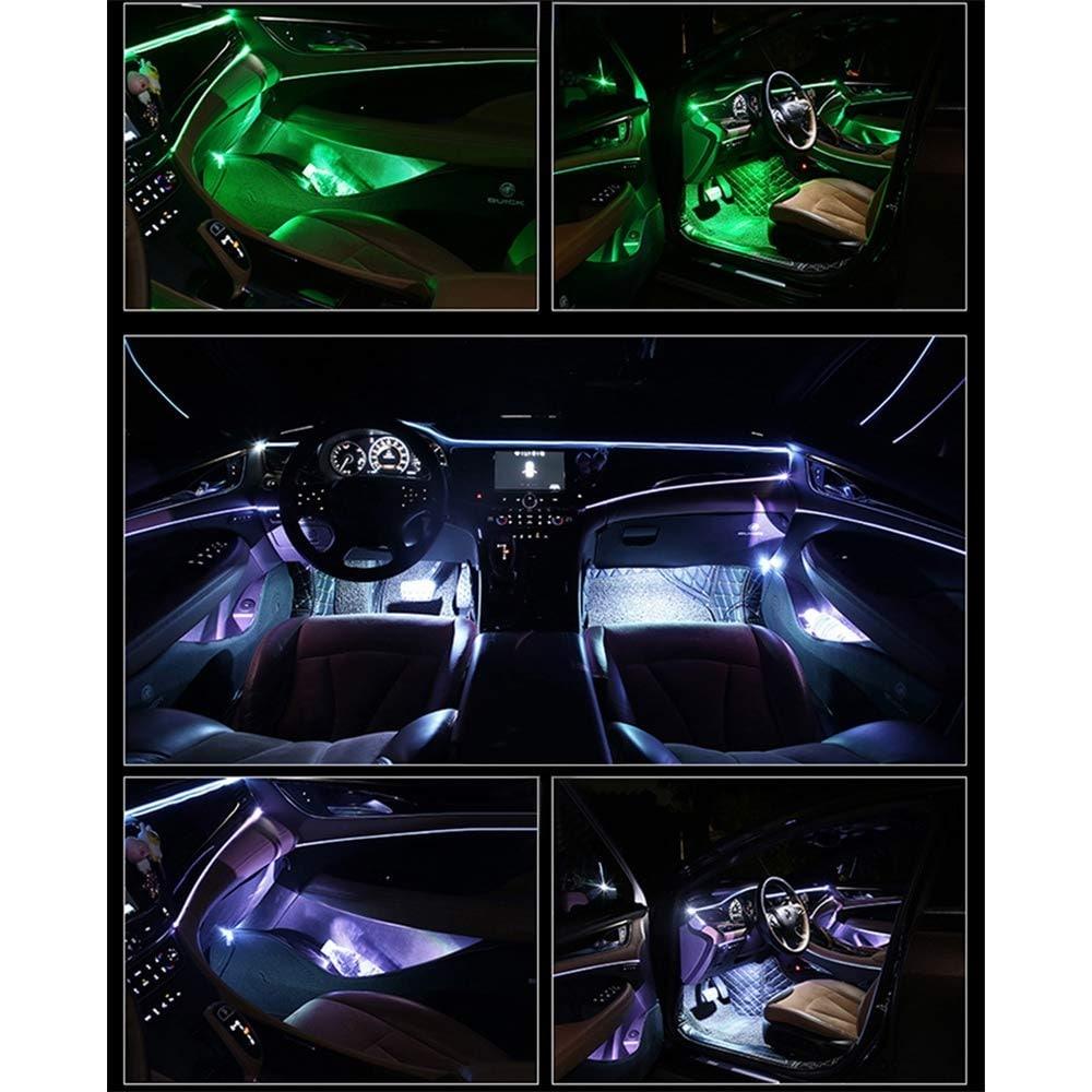 14 Pcs White Universal Ambient Light Suitable For All Cars