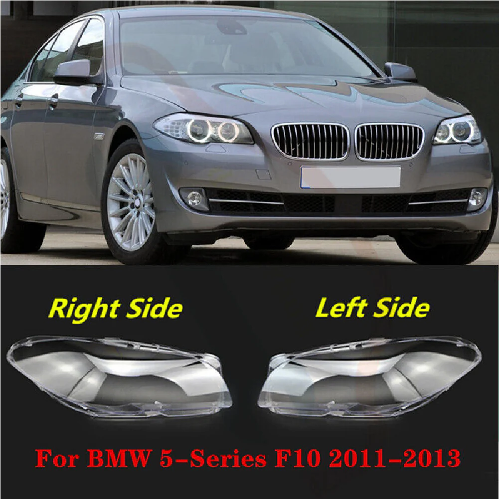 Headlight Lens Cover Suitable For BMW 5 Series F10 2011 - 2016