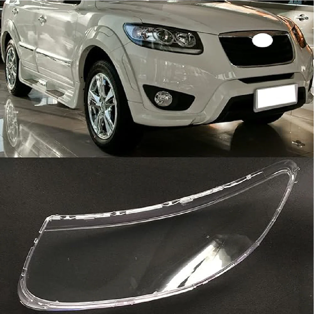 Headlight Lens Cover Suitable For Hyundai Santa Fe 2006 - 2012