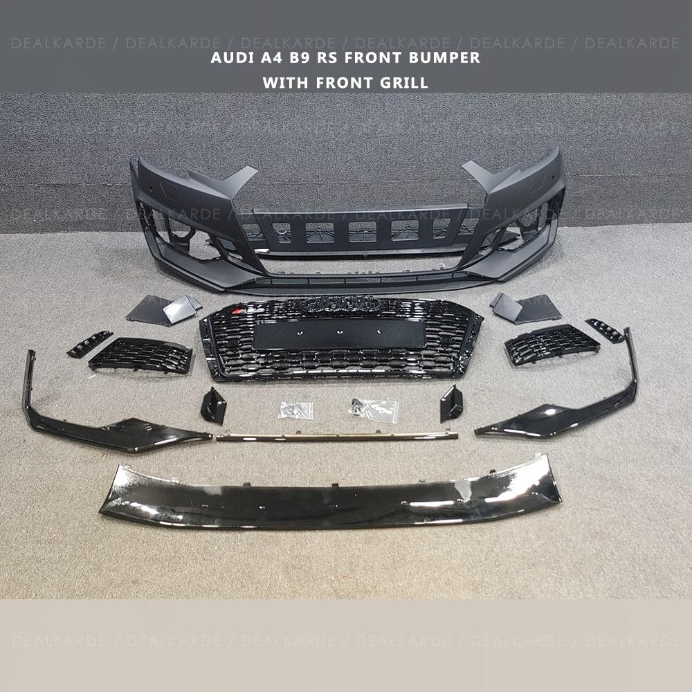  RS4 Front Bumper Kit With Front Grill Body Kit Suitable For Audi A4 B9