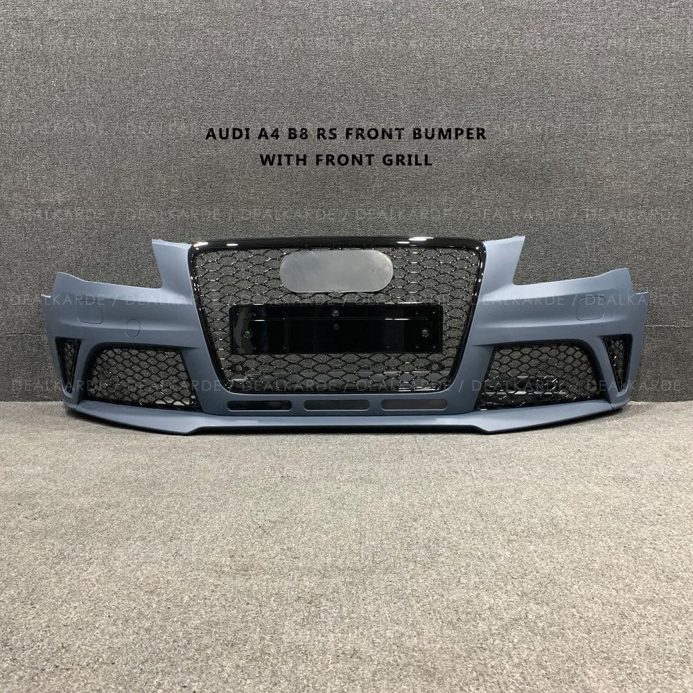 RS4 Front Bumper Kit With Front Grill Body Kit Suitable For Audi A4 B8