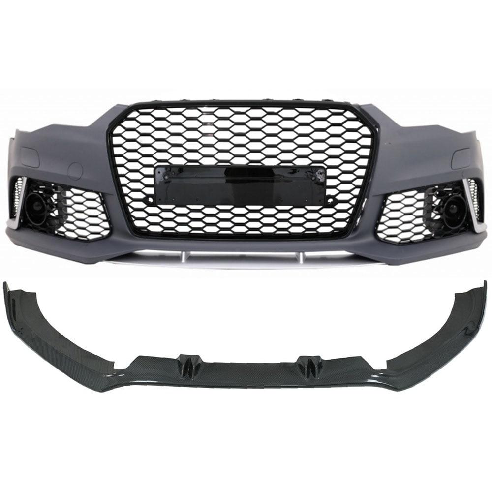  RS6 Front Bumper With Front Lip Body Kit Suitable For Audi A6 C7.5