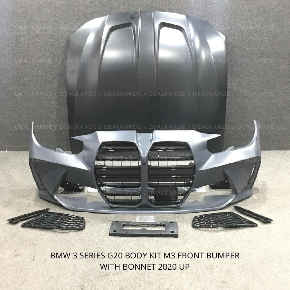 M3 Front Bumper With Bonnet 2020 Up Body Kit Suitable For BMW 3 Series G20