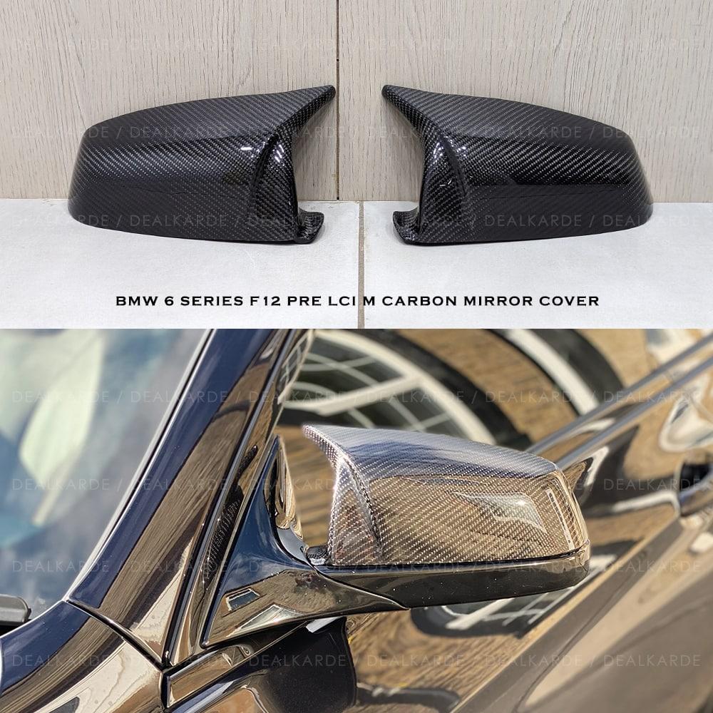 M Carbon Fiber Mirror Cover Suitable For BMW 6 Series F06 / F12 / F13  Pre LCI