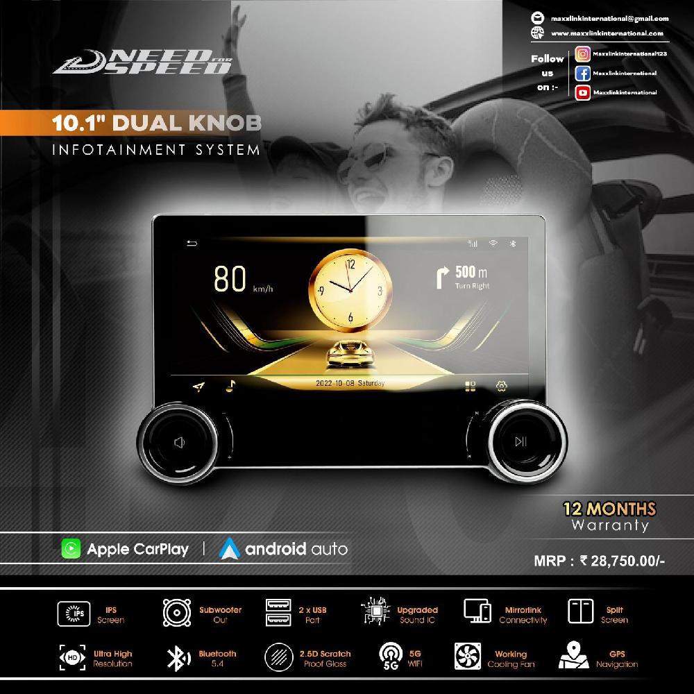 10.1 Inch Dual Knob Android Player of NFS Need For Speed