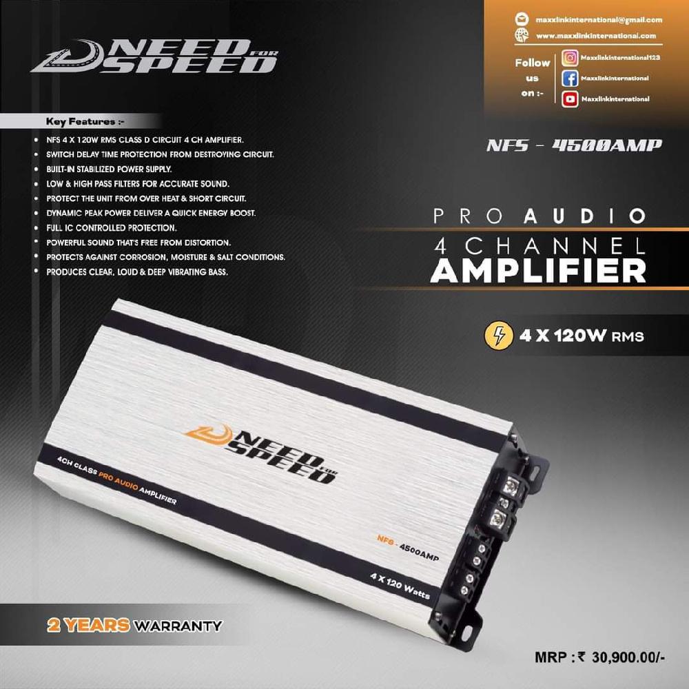 4 Channel Pro Audi Amplifier of NFS Need For Speed