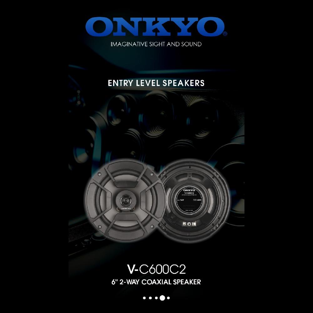 V - C600C2 6 Inch 2 Way Coaxial Speaker of Onkyo