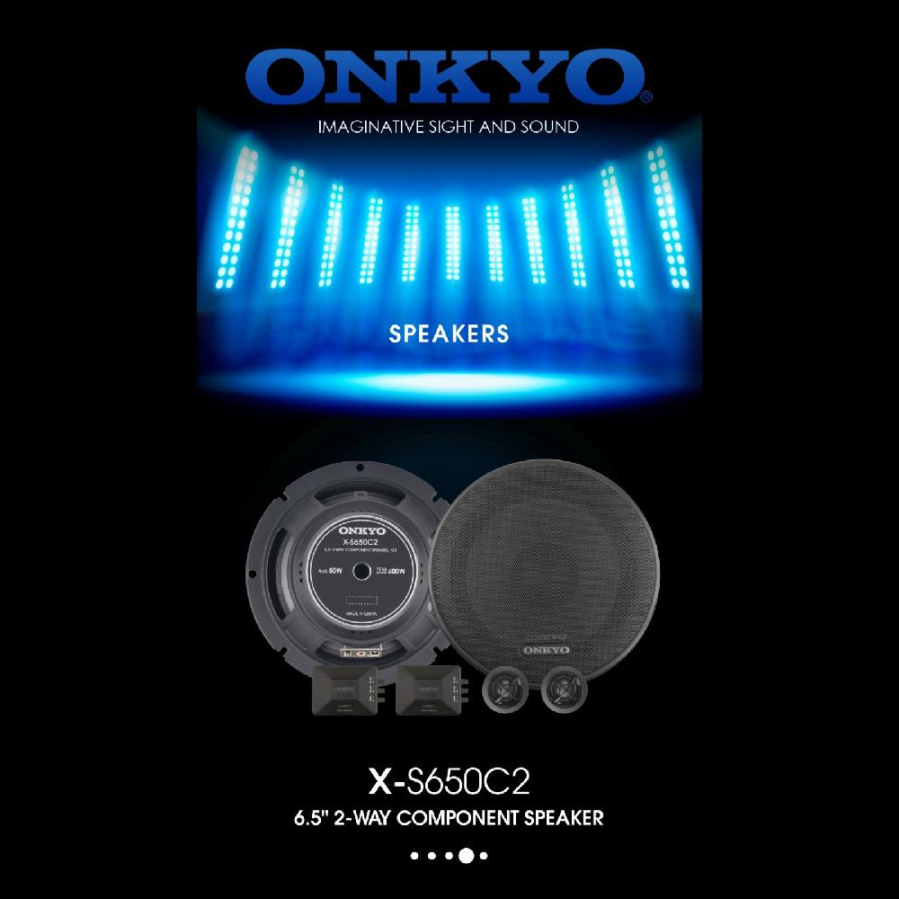 X - S650C2 6.5 Inch 2 Way Component Speaker Of Onkyo