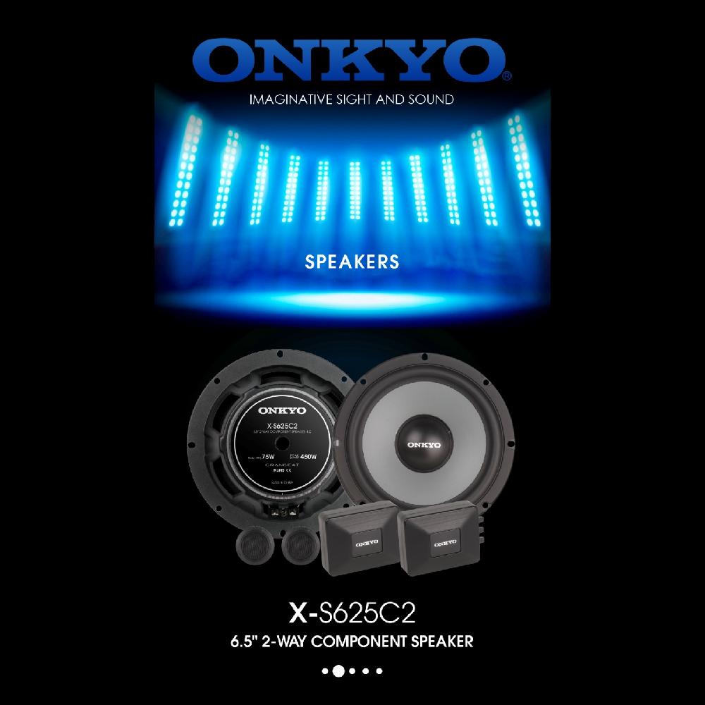 X -  S625C2 6.5 Inch 2 Way Component Speaker Of Onkyo